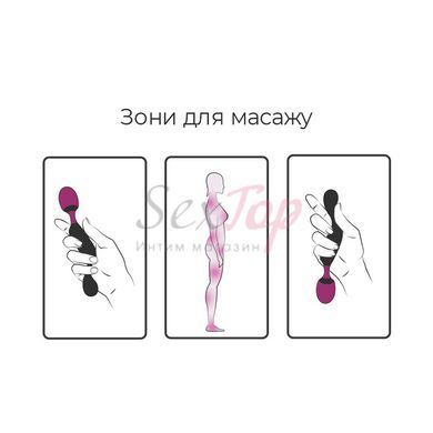 Мінівібромасажер Adrien Lastic Symphony, дуже гнучка голівка, потужний, зручна ручка - фото товару 5