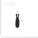 Вибропуля Adrien Lastic Pocket Vibe Rabbit Black со стимулирующими ушками AD33499 фото 2