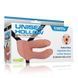 Старпон с двойным проникновением релистичный Lovetoy Unisex Hollow телесный &mdash; фото 1 из 5