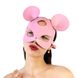 Шкіряна маска мишки Art of Sex - Mouse Mask, колір Рожевий SO9652 фото 1