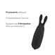 Вибропуля Adrien Lastic Pocket Vibe Rabbit Black со стимулирующими ушками AD33499 фото 3