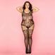 Сітчастий бодістокінг JSY &laquo;Коханка Зоуї&raquo; Plus Size Новинки, Black, імітація панчіх, доступ &mdash; фото 1 з 5