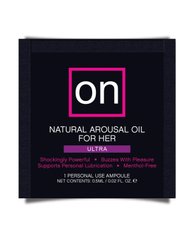Пробник возбуждающего масла Sensuva - ON Arousal Oil for Her Ultra 0,5 мл  1