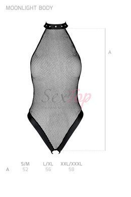 Боди-халтер с открытым доступом Passion MOONLIGHT BODY XXL/XXXL black &mdash;  фото товара 7