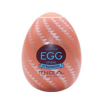Мастурбатор-яйцо Tenga Egg Spiral, Белый - 1
