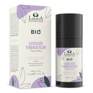 Стимулирующий гель Luxuria Bio Liquid Vibrator, 15мл,  - 1