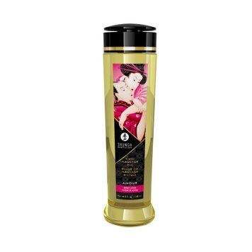 Массажное масло Shunga Amour - Sweet Lotus (240 мл) натуральное увлажняющее,  - 1
