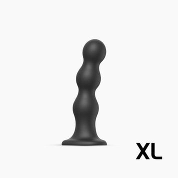 Насадка для страпона Strap-On-Me Dildo Plug Balls Black XL &mdash;  фото товара 1
