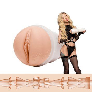 Мастурбатор Fleshlight Girls: Kenzie Reeves - Cream Puff, со слепка вагины, очень нежный, Телесный - 1