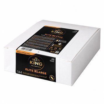 Безлатексні преміум-презервативи SKYN King Elite XLarge 144 шт - фото товару 1