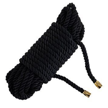 Мотузка для шибарі LOCKINK SEVANDA Shibari Pratice Rope Black, 8 метрів,  - 1