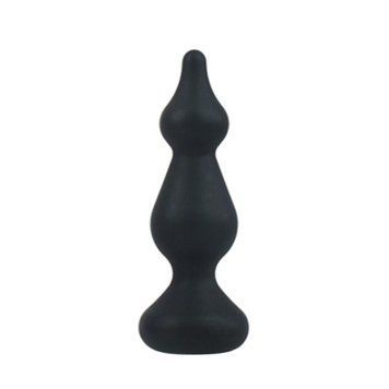 Анальная пробка Adrien Lastic Amuse Mini Black (S) с двумя переходами, макс. диаметр 3см, Черный - 1