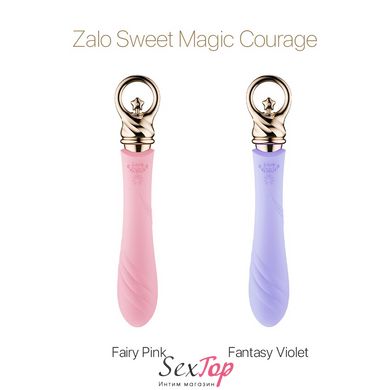 Вібратор для точки G із підігрівом Zalo Sweet Magic - Courage Fairy Pink SO6674 фото