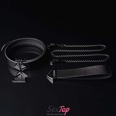 Поводок LOCKINK Tied Collar with Leash Set - Black - SX0829