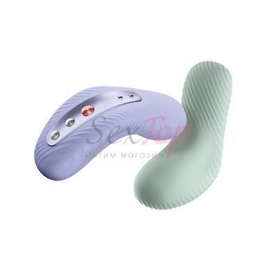 Накладний вібратор Fun Factory LAYA III soft violet, ефект постукування пальцем - фото товару 6