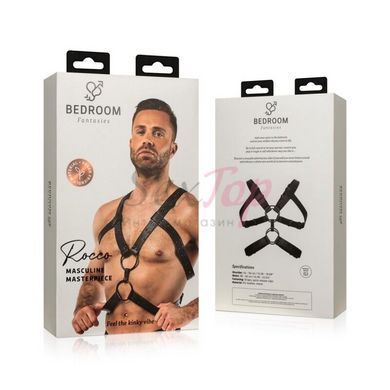 Портупея Bedroom Fantasies Rocco Masculine Masterpiece - Black &mdash;  фото товара 6