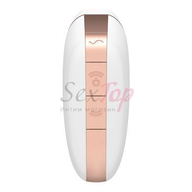 Вакуумный клиторальный стимулятор Satisfyer Love Triangle White с управлением через интернет &mdash;  фото товара 5