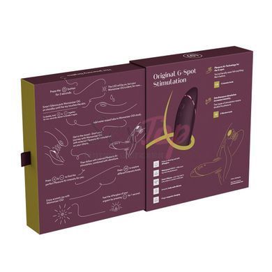 Вибратор для точки G с вакуумной стимуляцией Womanizer OG Aubergine &mdash;  фото товара 9