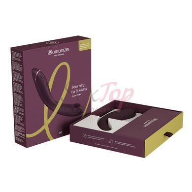 Вибратор для точки G с вакуумной стимуляцией Womanizer OG Aubergine &mdash;  фото товара 8