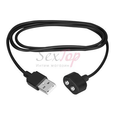 Зарядка (запасний кабель) для іграшок Satisfyer USB charging cable Black,  - 2