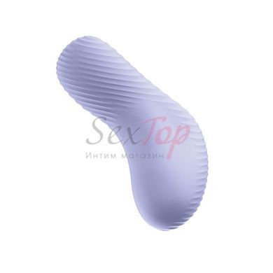 Накладний вібратор Fun Factory LAYA III soft violet, ефект постукування пальцем - фото товару 5