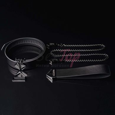 Поводок LOCKINK Tied Collar with Leash Set - Black &mdash;  фото товара 4
