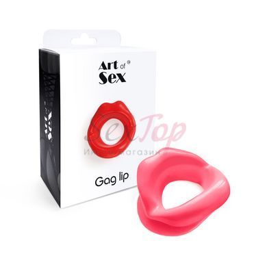 Кляп-розширювач у формі губ Art of Sex &ndash; Gag lip, рожевий - фото товару 4
