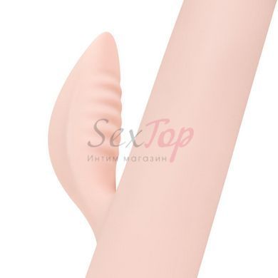 Вібратор-кролик Good Vibes Only - SHAI Thrusting Vibrator Soft Silicone - Pink - фото товару 4
