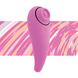 Пульсатор для клитора плюс вибратор FeelzToys - FemmeGasm Tapping & Tickling Vibrator Pink SO4579 фото 1