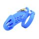 Пояс верности для мужчин Silicone Chastity Cage Blue Standart - IXI62509 1