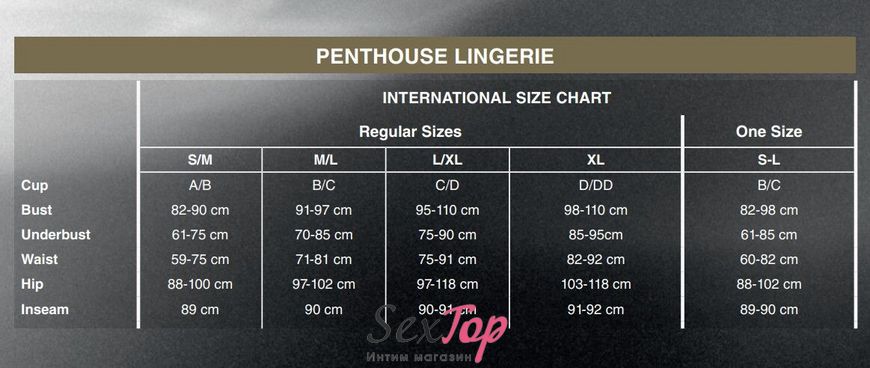 Комплект Penthouse - Hypnotic Power White XL (м'ята упаковка!!!) SO5272-R фото