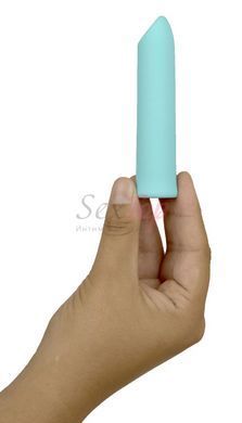 Вибропуля S Pleasures Velvet Bullet Candy Turquoise &mdash;  фото товара 4