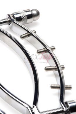 Затискач для вагіни Master Series: Spread 'Em Poker Vagina Clamp with Adjustable Pressure Screws, ши - фото товару 4