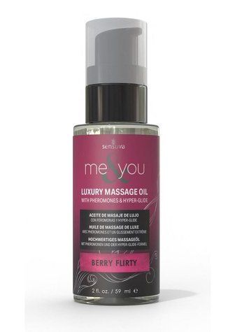 Массажное масло Sensuva Me&You - Berry Flirty (Wild Berries) 59 мл &mdash;  фото товара 1