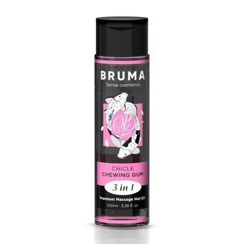 Массажное масло Bruma Premium Massage Hot Oil Chewing Gum 3 In 1, 100мл,  - 1