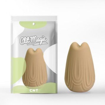 Вібратор для стимуляції клітора у формі вази жовтого кольору Cnt 3D Design Vase, Жовтий - 1