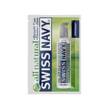 Пробник лубриканта для чутливої шкіри Swiss Navy All Natural 5 мл,  - 1