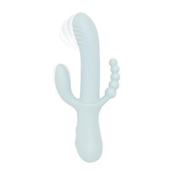 Вибратор-кролик Good Vibes Only - SAGE Triple Stimulation Vibe Soft Silicone - Blue,  - 1