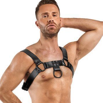 Портупея Bedroom Fantasies Bruno Chest Bulldog Harness - Black &mdash;  фото товара 1