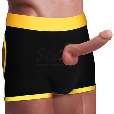 Шорты борсера для страпона с пуш ап эффектом для ягодиц Lovetoy Horny Strapon талия 38-42 дюйма &mdash;  фото товара 5