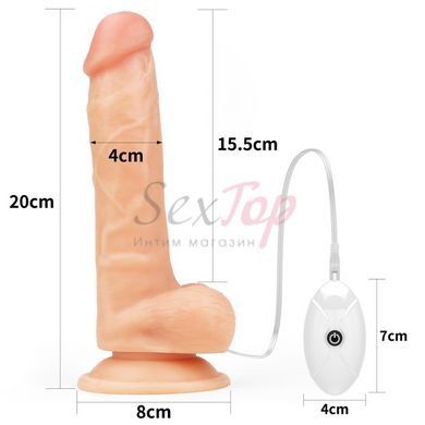 Вибро страпон на трусиках Lovetoy Easy Strapon 20см &mdash;  фото товара 2