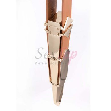 Регулируемая шлепалка LOCKINK Adjustable Slapper for Impact Play - Brown &mdash;  фото товара 7