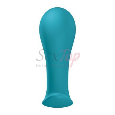 Анальна пробка Fun Factory BOOTIE L Aquamarine, діаметр 3,8 см, тонкий обмежувач - фото товару 4