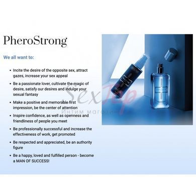 Духи с феромонами PheroStrong pheromone for Men 50мл - фото товару 2
