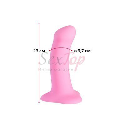 Фаллоимитатор Fun Factory AMOR, розовый, длина 14,6 см, диаметр 3,7 см, изогнутый &mdash;  фото товара 2