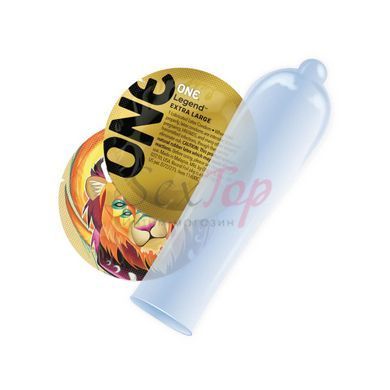 Презервативи ONE Legend Extra Large 12 шт, подарункова упаковка тюб - фото товару 2