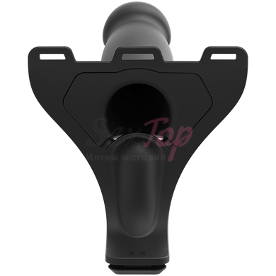 Набор для страпона с вибрацией Doc Johnson Body Extensions - BE Naughty - Black &mdash;  фото товара 3
