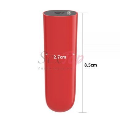 Вибропуля для стимуляции клитора красная Lovetoy IJOY Rechargeable Bullet Scream &mdash;  фото товара 2