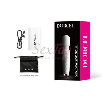 Минивибромассажер Dorcel Wand Mini Wanderful White &mdash;  фото товара 5