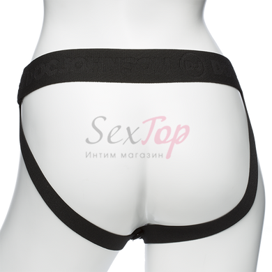 Набор для страпона с вибрацией Doc Johnson Body Extensions - BE Naughty - Black &mdash;  фото товара 5